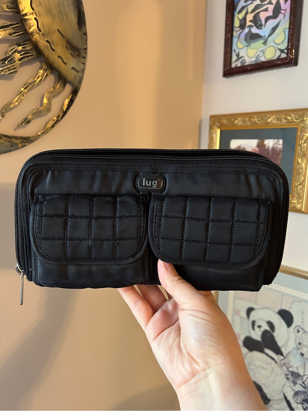 Black Lug Wallet